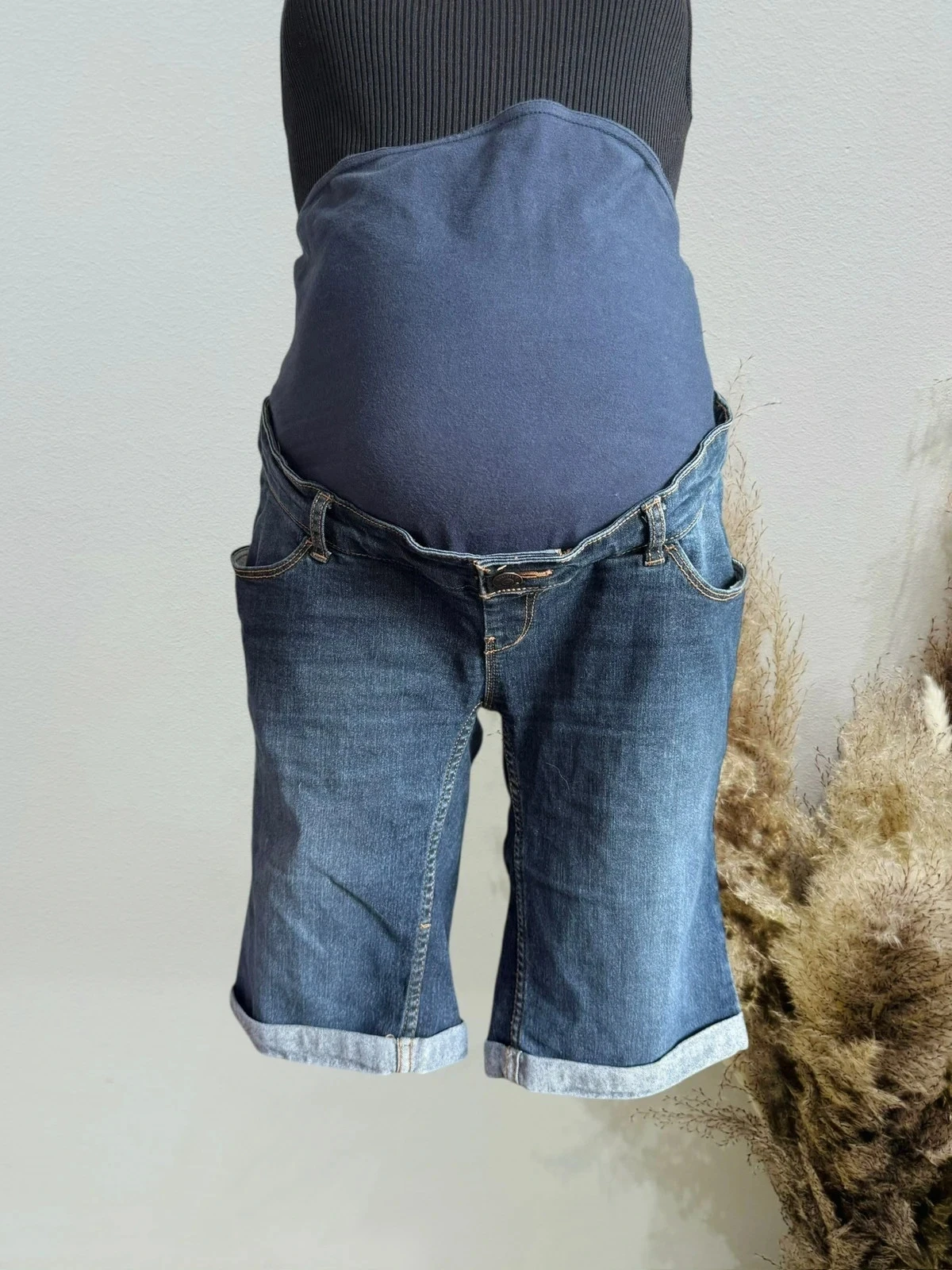 Short de grossesse kiabi jeans bleu brut kiabi slim T38/M